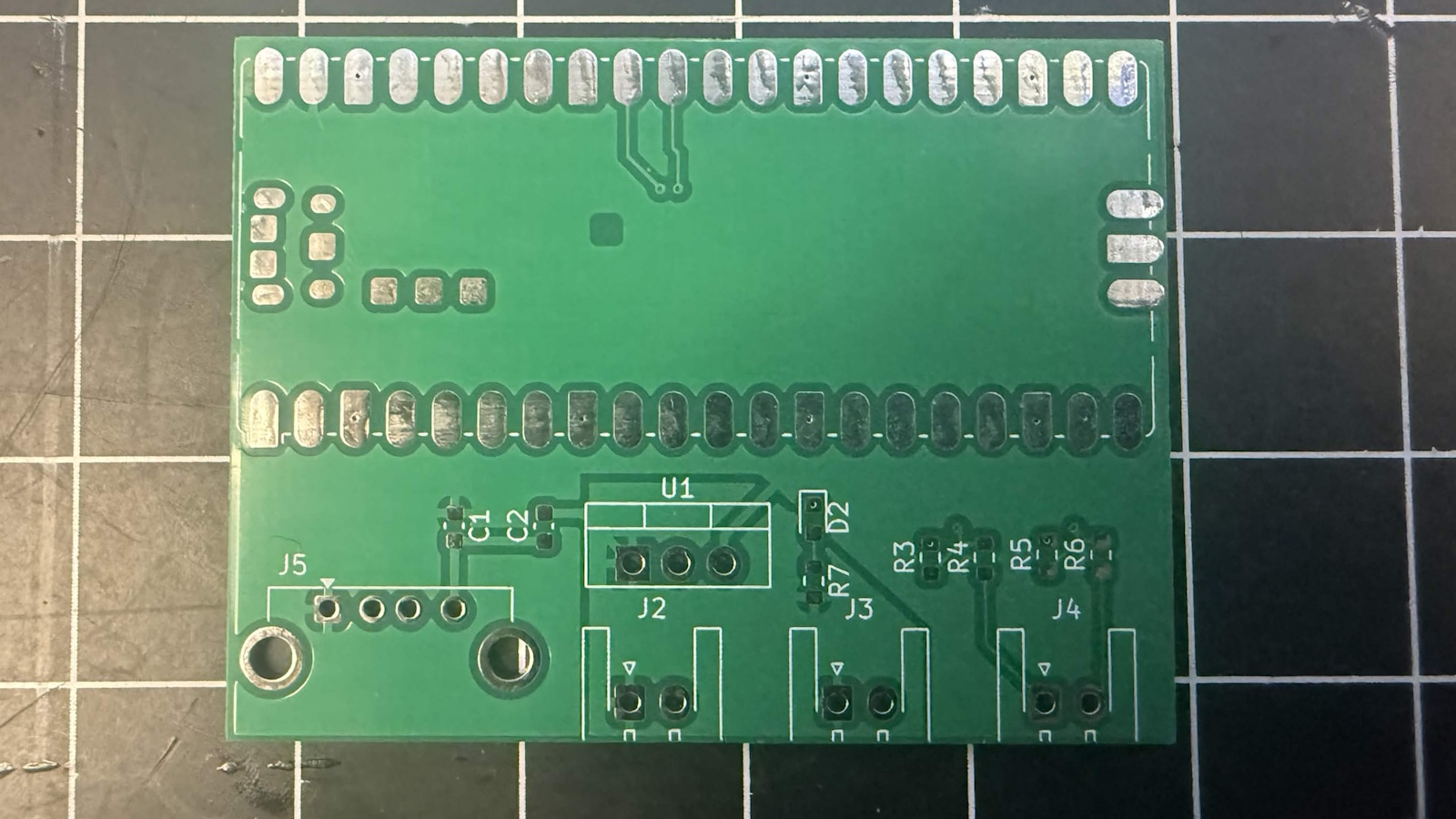 A printed circuit board.